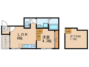 サンライト大曽根の物件間取画像